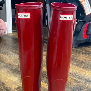 Red Hunter Rain Boots